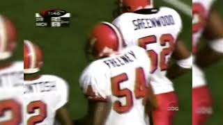 Dwight Freeney Sacks Tom Brady | 1998 Syracuse vs Michigan