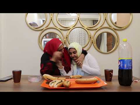 تحدي سندوتشات الكبده ف دقيقه تمنى خربت التحدى