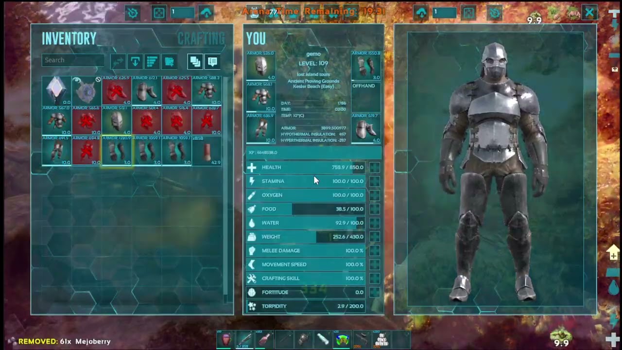 Ark lost Island Alpha boss battle with Therizs