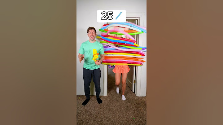 How Many Balloons Can STOP My Girlfriend?