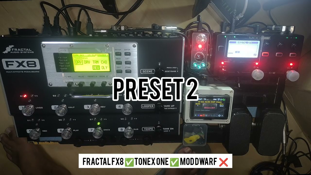 My 2025 Worship Pedalboard Demo (Fractal Fx8 Tonex One and Mod
