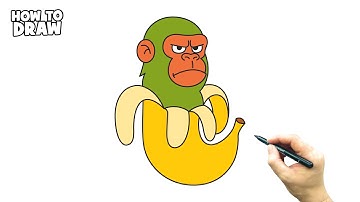How to draw Chimpanzini Bananini - Drawing Italian Brainrot Animal Meme