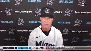 POSTGAME REACTION: Miami Marlins vs. Milwaukee Brewers 5\/9\/21