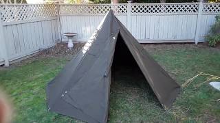 Polish Lavvu tent - first setup.