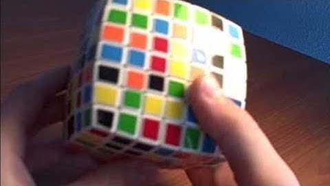 How to solve a V-CUBE 7x7x7 PART 1 [REUPLOADED]