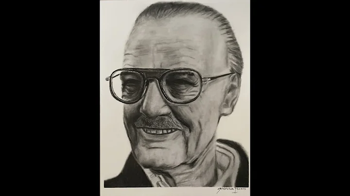 Stan Lee Portrait using Graphite and Ink