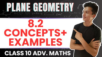class 10 Advanced Maths chapter 8.2, Plane Geometry  Exercise 8.2, concepts and examples