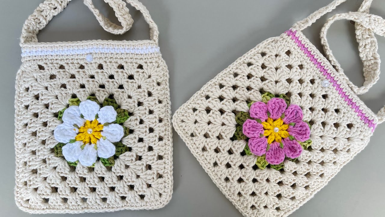 Bolsa em crochê fácil e rápida