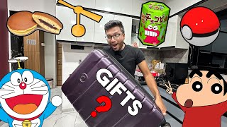 SUPRISING MY BROTHER WITH 100 GIFTS SUITCASE FROM JAPAN !