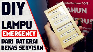 Lampu emergency dari baterai hp