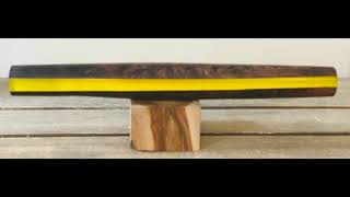 DIY French Rolling Pin - Woodturning [With RESIN]