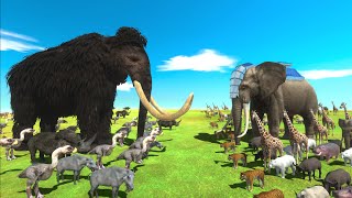 Animal Epic Battle - Prehistoric Mammals VS Modern Mammals | Animal Revolt Battle Simulator screenshot 1