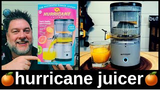 🍊🥤 Hurricane Juicer tested. Battery operated juicer [577] 🌀🥤