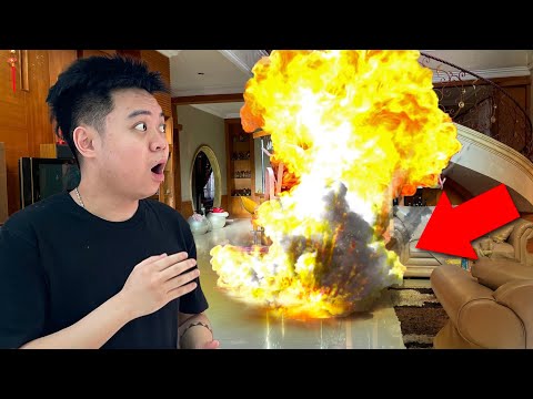 THIS EXPLODED INSIDE MY HOUSE! *don't try this*
