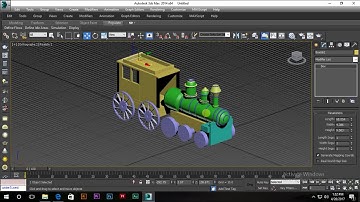 How to Make a Toy Train  in 3Ds Max- Part 4