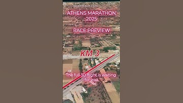 Athens Marathon 2025: Official 3D Course Preview