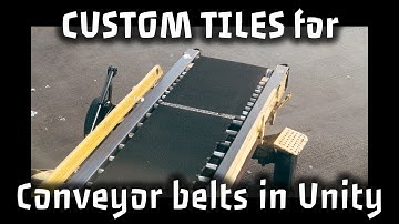 Conveyor Belt Using Custom Rule Tiles in Unity