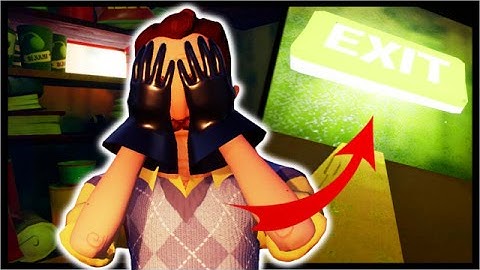 RED DOOR KEY NIGHTMARE, UNLOCKING DOUBLE JUMP!! | Hello Neighbor Alpha 4