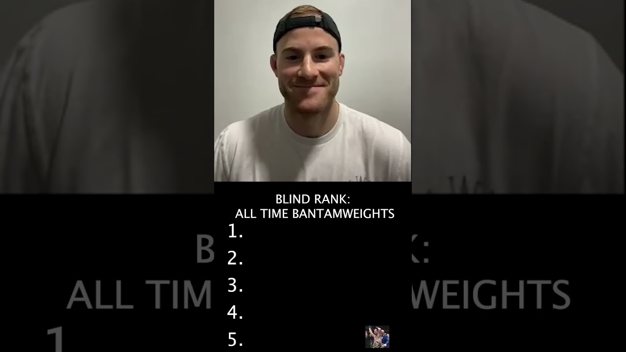 BLIND RANKING: UFC BANTAMWEIGHTS ALL TIME 