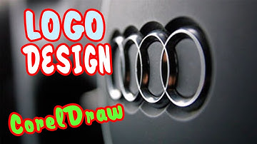 CorelDraw 2019 - Audi Logo design Tutorial