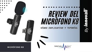 K8 REVIEW MICROFÓNO INALÁMBRICO - By Innovall by Innovall Group 156 views 1 year ago 2 minutes, 31 seconds