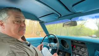 1969 Chevrolet Corvette 350 Coupe Road Test Passenger POV