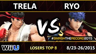 STR2015 - SU | Trela (Ryu) Vs. Ryo (Ike) SSB4 Losers Top 8 - Smash Wii U