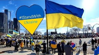 WAR IN UKRAINE PROTEST: Detroit, Michigan: Hart Plaza by TicTacGo 324 views 2 years ago 20 minutes