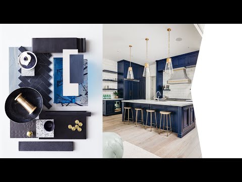 Video: Zila Virtuve (47 Fotoattēli): "suite" Numurs Zilos Toņos Interjerā, Virtuves Pārskats Gaiši Zilā Un Dzelteni Zilā, Brūni Zilā Un Citās Krāsās