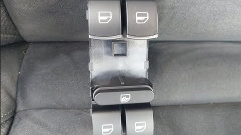 How to replace the power window master control switch of Volkswagen Golf MK6