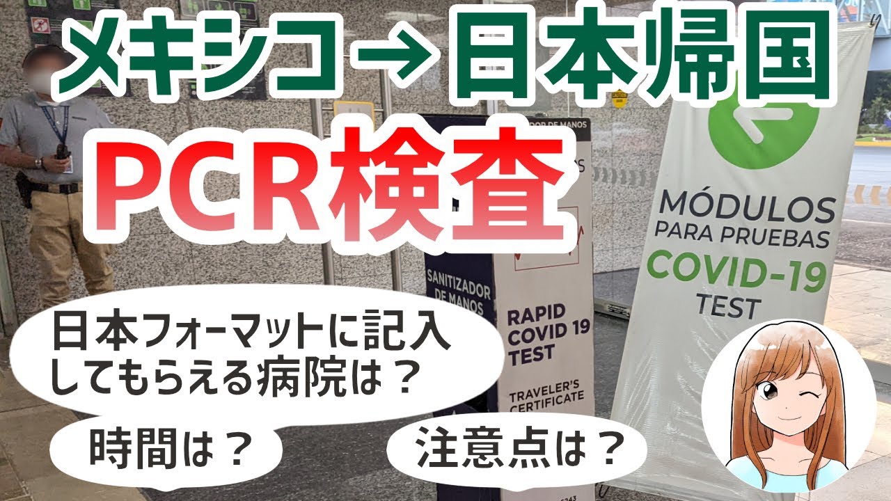 メキシコから日本帰国 Pcr検査 体験記 日本フォーマットの陰性証明書 Lena Tavi
