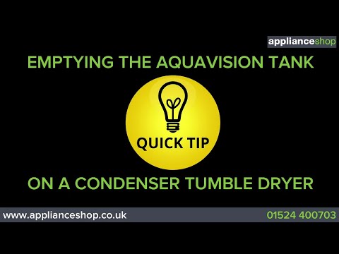What is AQUAVISION on a hoover condenser dryer?