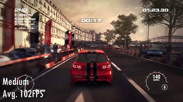 Grid 2 graphics comparison - GTX 860m Ultra low to Ultra High
