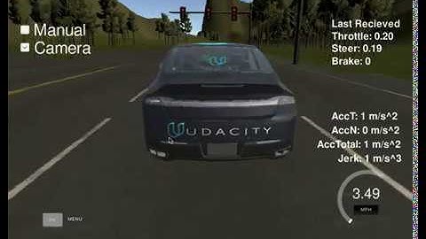 Self Driving Car Simulator using ROS Code