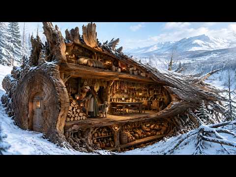 She Carved a Door in a Tree Wider Than a House—The Harshest Blizzard Couldn't Get Inside