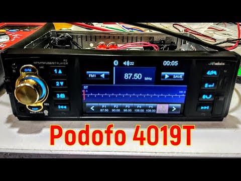Магнитола Podofo 4019T - обзор