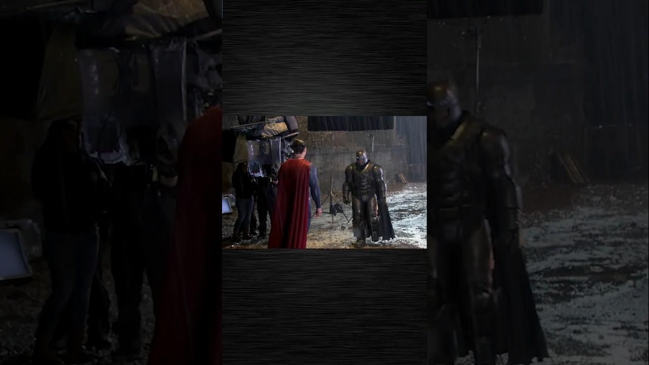 Mech Batsuit 'Batman v Superman' behind the scene