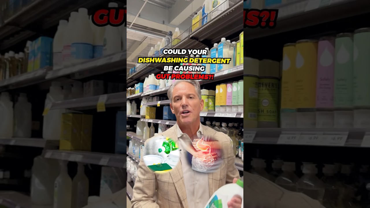 Dishwashing detergent could be causing you to have GUT problems! 🤯🫧