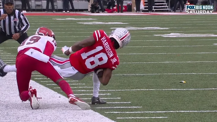 Ohio State WR Marvin Harrison Jr. UNREAL Catch vs ...