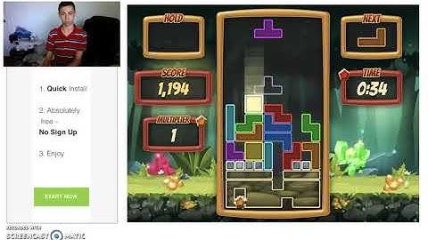 Playing Tetris instead of playing other games + Tetris Gems Gameplay [🔴]