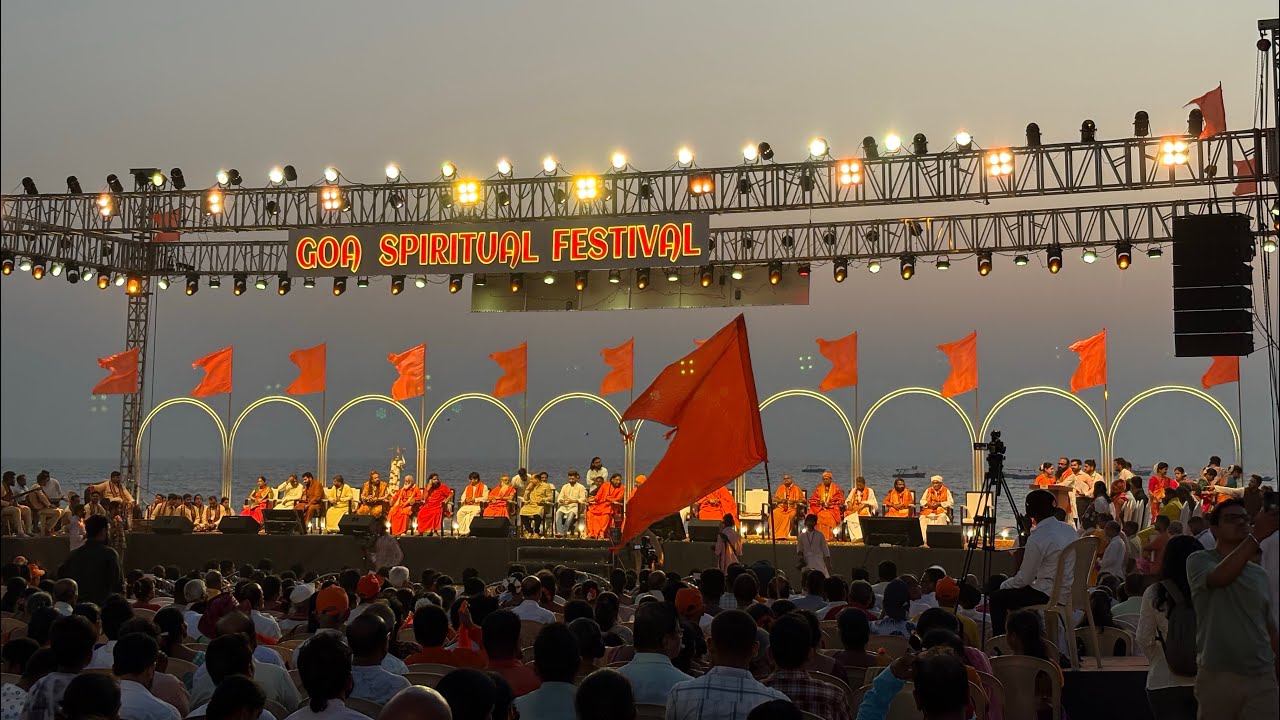 Goa Spriritual Festival Calangute Beach #vlog #festivalvibes 