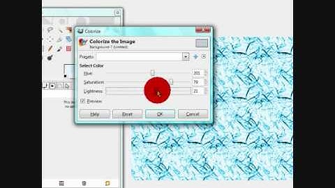 Gimp tutorial | How to make a frosty texture