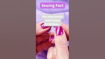 The Only Correct Seam Ripper Technique… #funnymemes #humor #quiltingtutorial
