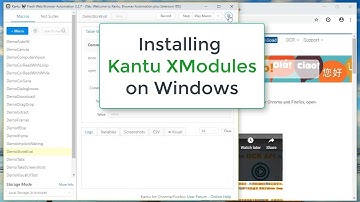 Installing UI Vision XModules on Windows