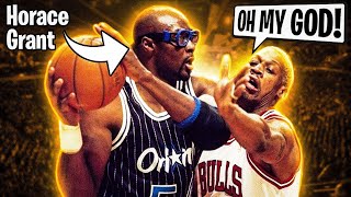 4x NBA Champion Horace Grant Rare Heated Moments