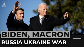 Macron, Biden discuss Russia during US state visit