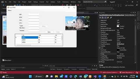 Aplikasi Pemberi Nilai Mahasiswa Visual Studio 2022