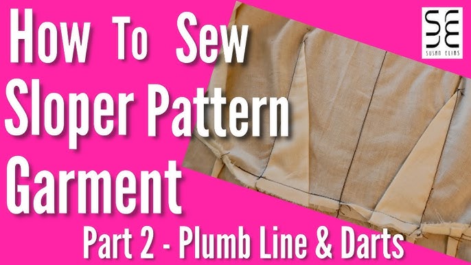 How To Sew a Sloper Garment! - Part 1 - Dart Prep 