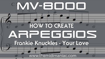 MV-8000/MV-8800: How to create Arpeggios - STEP REC