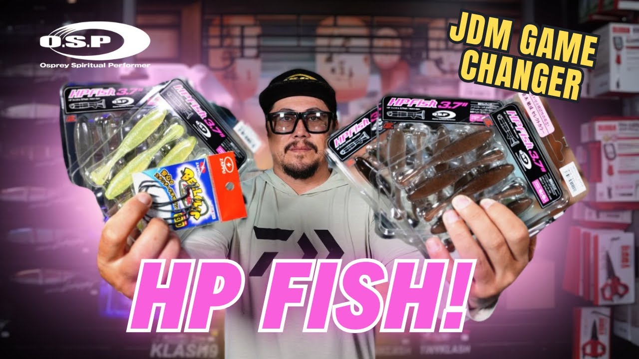 O.S.P. HP Fish ( What makes it a game changer ft. Mega bass P5 Dark Sleeper fishing rod.)